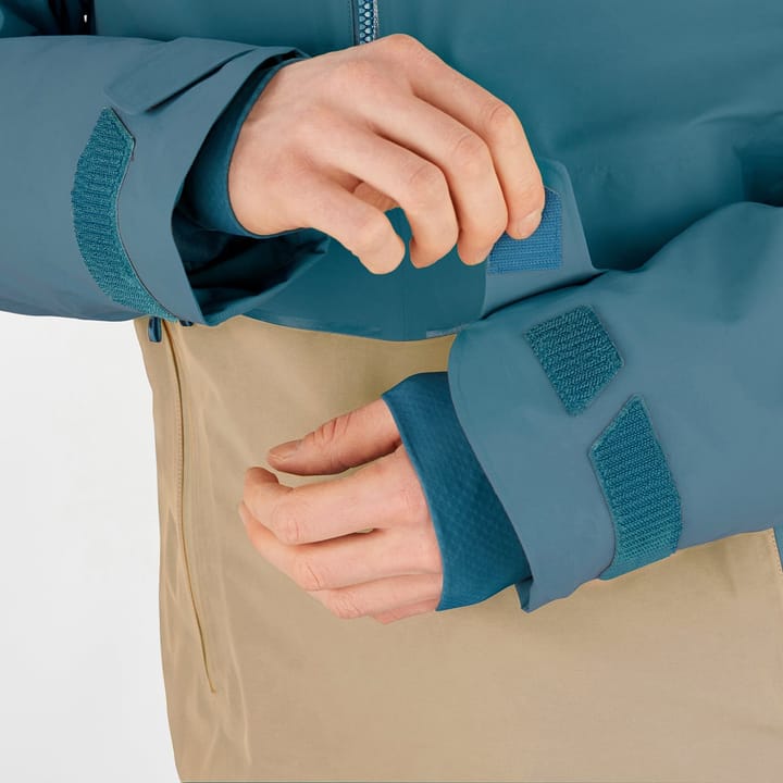 Salomon Men's Gravity Insulated Gore-Tex Anorak Roasted Cashew/Mallard Blue Salomon Salomon Men's Gravity Insulated Gore-Tex Anorak Roasted Cashew/Mallard Blue Salomon