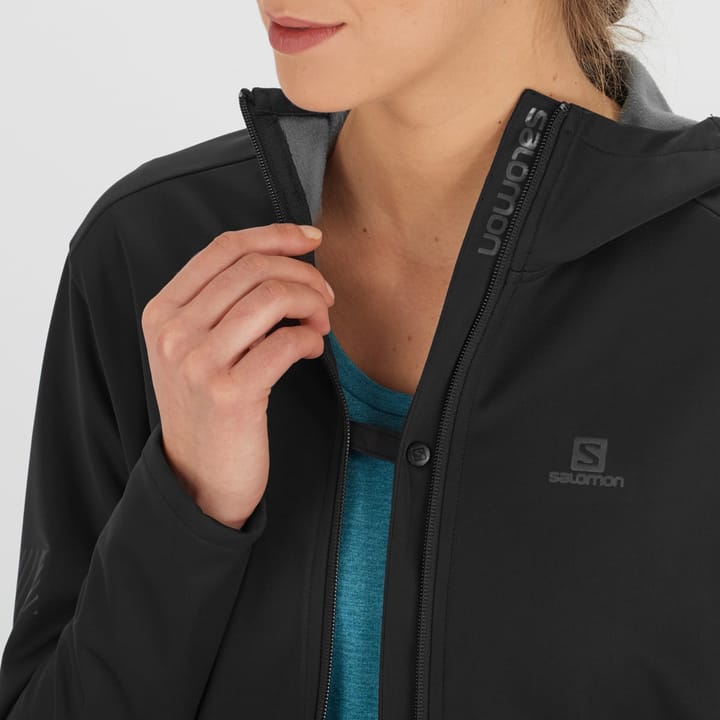 Salomon Women's Gore-Tex Windstopper Softshell Jacket Black Salomon