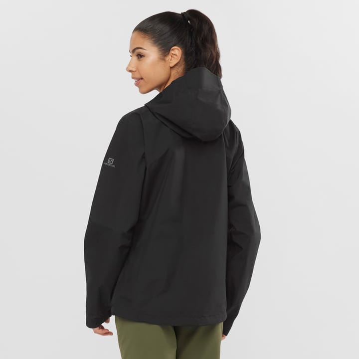 Salomon Women's Outline Gore-Tex Waterproof Jacket Black Salomon