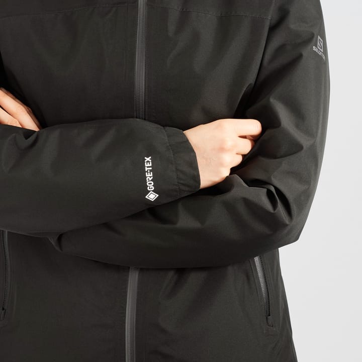 Salomon Women's Outline Gore-Tex Waterproof Jacket Black Salomon