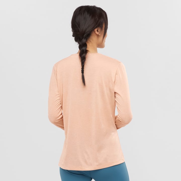 Salomon AGILE LS TEE W SIROCCO/SHELL/Heather Salomon Salomon AGILE LS TEE W SIROCCO/SHELL/Heather Salomon