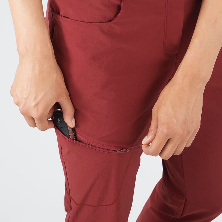 Salomon WAYFARER PANTS W CABERNET Salomon Salomon WAYFARER PANTS W CABERNET Salomon