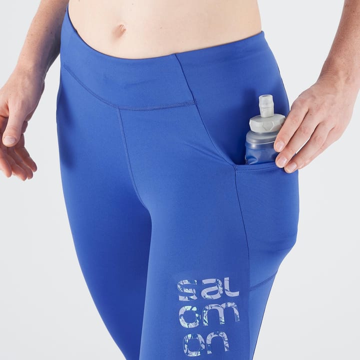 Salomon CROSS RUN 25'' TIGHT W NAUTICAL BLUE/AO Salomon Salomon CROSS RUN 25'' TIGHT W NAUTICAL BLUE/AO Salomon