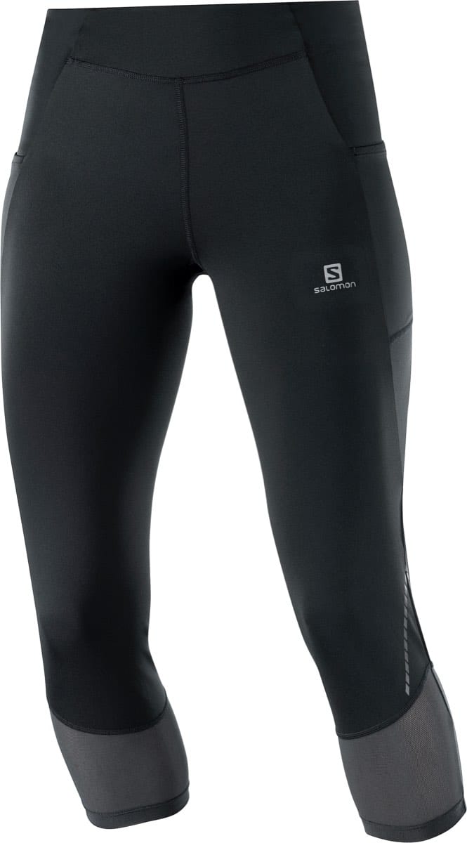 Salomon Women's Cross Run 21'' Tight Black Salomon Salomon Women's Cross Run 21'' Tight Black Salomon