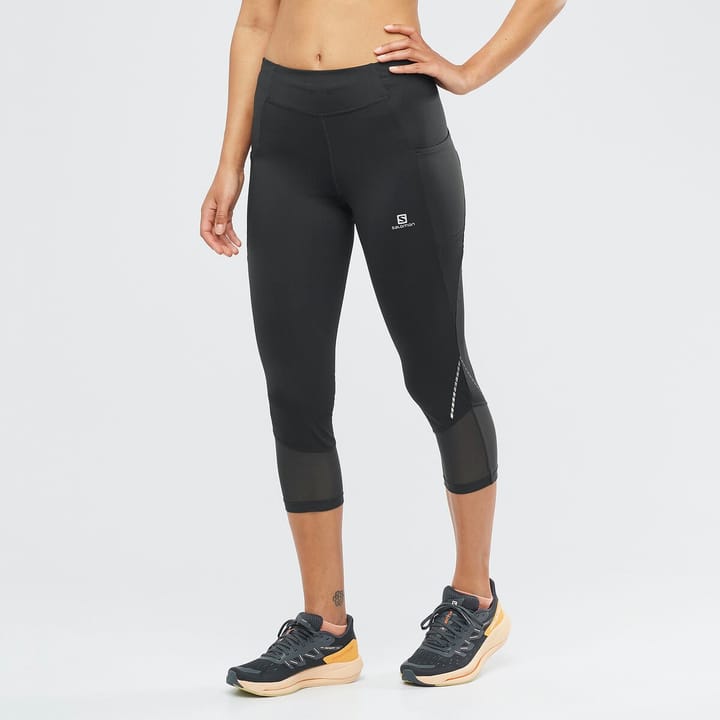Salomon Women's Cross Run 21'' Tight Black Salomon Salomon Women's Cross Run 21'' Tight Black Salomon