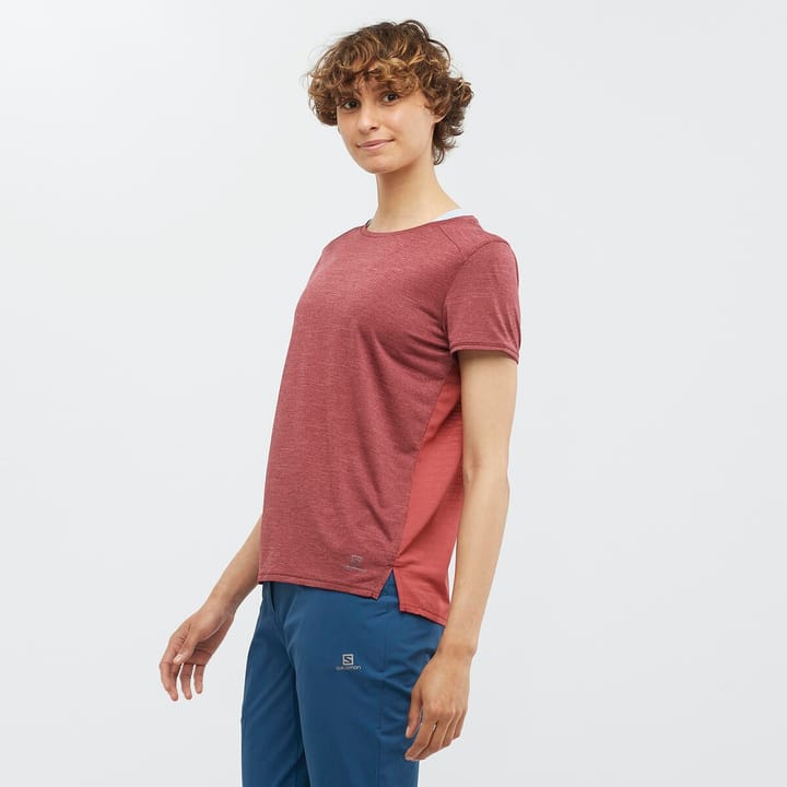 Salomon Women's Outline Summer Tee Cabernet Salomon Salomon Women's Outline Summer Tee Cabernet Salomon