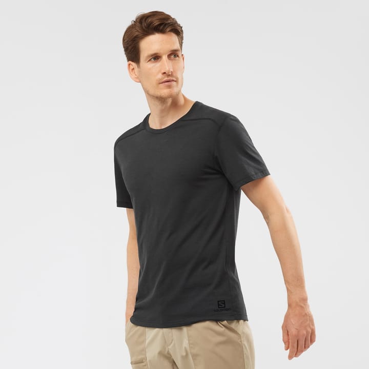 Salomon Men's Essential Solid Black/Black Salomon Salomon Men's Essential Solid Black/Black Salomon