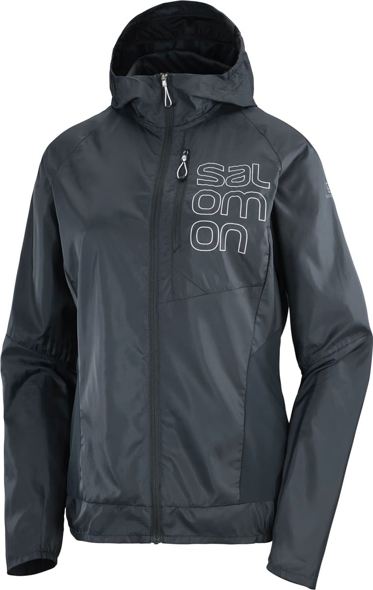 Salomon Bonatti Cross Fz Hoodie W Jet Black/White