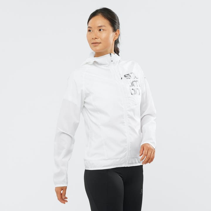 Salomon Bonatti Cross Fz Hoodie W White/Black Salomon Salomon Bonatti Cross Fz Hoodie W White/Black Salomon