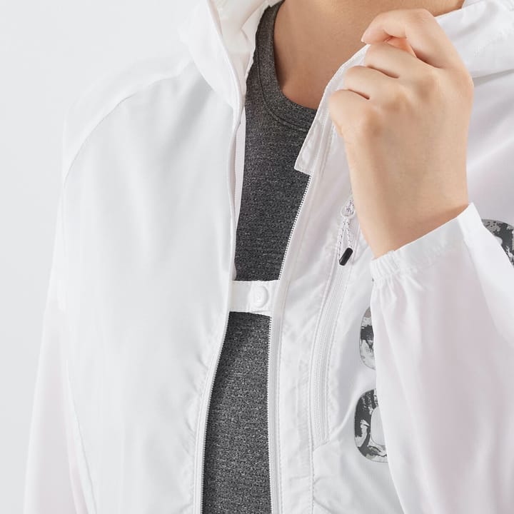 Salomon Bonatti Cross Fz Hoodie W White/Black Salomon Salomon Bonatti Cross Fz Hoodie W White/Black Salomon