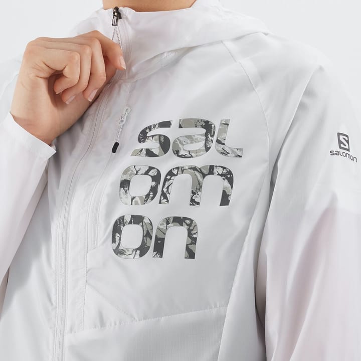Salomon Bonatti Cross Fz Hoodie W White/Black Salomon Salomon Bonatti Cross Fz Hoodie W White/Black Salomon