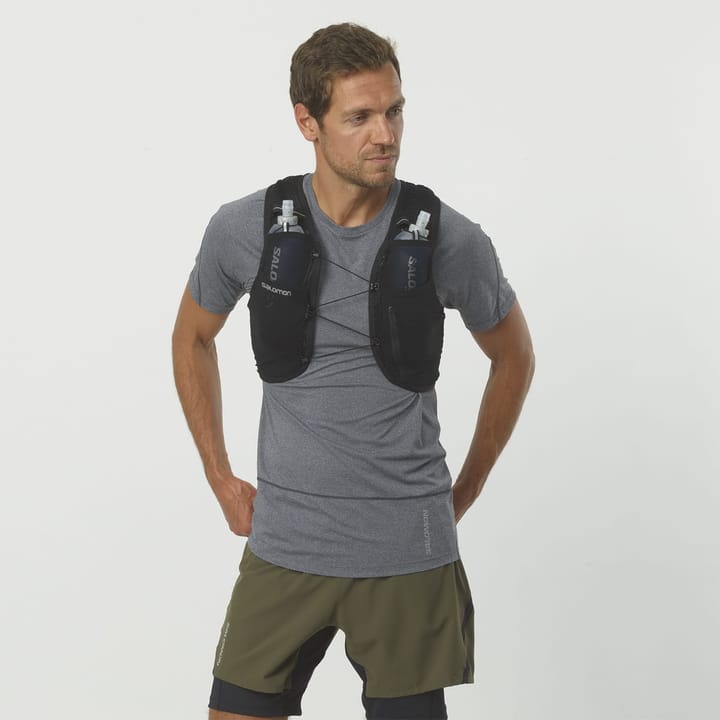 Salomon Active Skin 4 With Flasks Black/Black Salomon