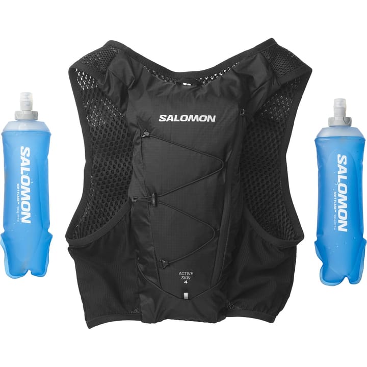 Salomon Active Skin 4 With Flasks Black/Black Salomon