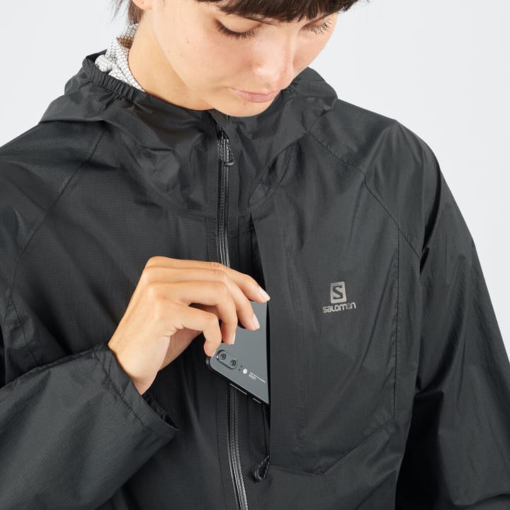 Salomon Women's Bonatti Waterproof Jacket (spring 2022) Black Salomon Salomon Women's Bonatti Waterproof Jacket (spring 2022) Black Salomon