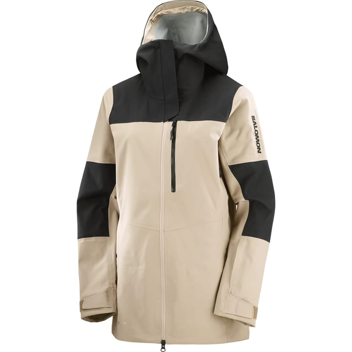 Salomon Women's Stance 3L Jacket Roasted Cashew/Deep Black Salomon
