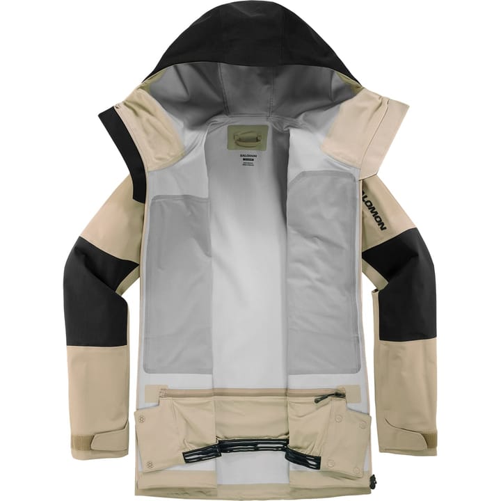 Salomon Women's Stance 3L Jacket Roasted Cashew/Deep Black Salomon