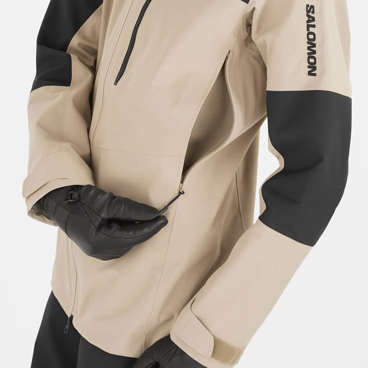 Salomon Women's Stance 3L Jacket Roasted Cashew/Deep Black Salomon