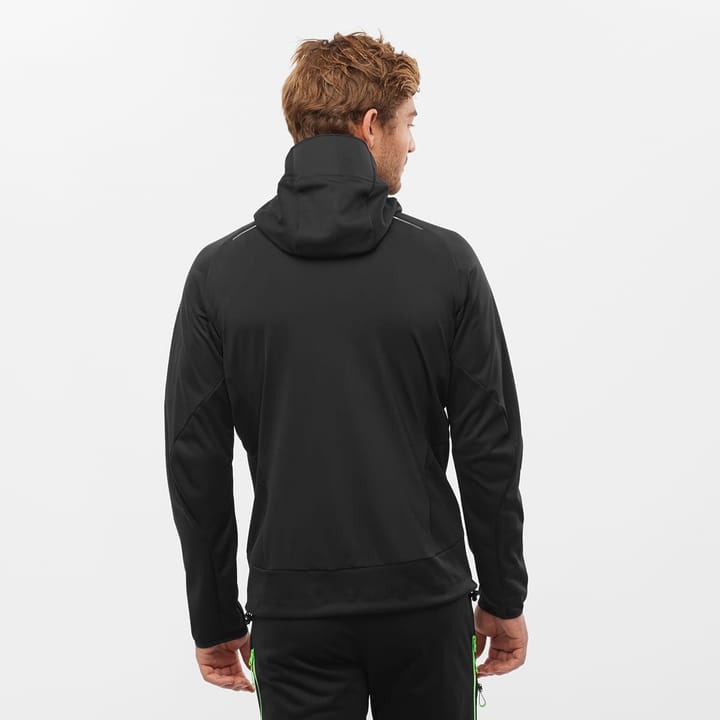 Salomon Men's MTN GORE-TEX Softshell Jacket Deep Black/Green Gecko Salomon