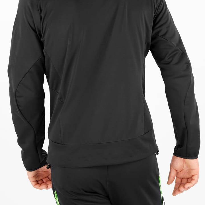 Salomon Men's MTN GORE-TEX Softshell Jacket Deep Black/Green Gecko Salomon
