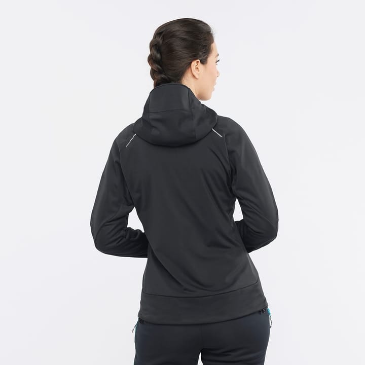 Salomon Mtn Gtx® Softshell Jkt W Deep Black/Bluefish/ Salomon