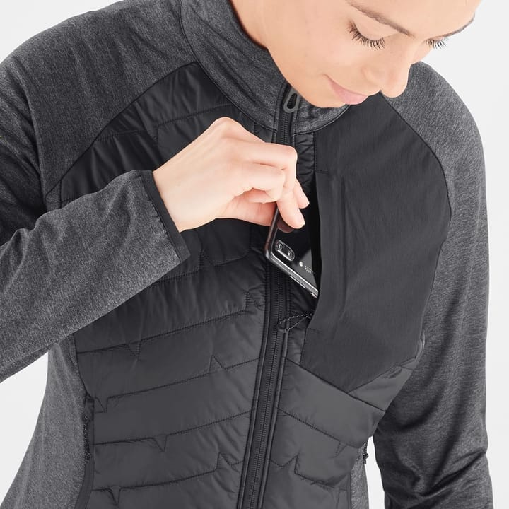 Salomon Mtn Hybrid Midlayer W Deep Black/ Salomon