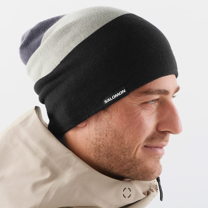 Salomon Flatspin Reversible Beani Deep Black/Wrought Iron/Periscope Salomon Salomon Flatspin Reversible Beani Deep Black/Wrought Iron/Periscope Salomon