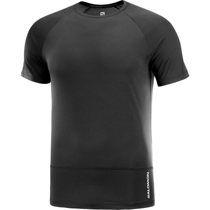 Salomon Cross Run SS Tee M Deep Black/ Salomon