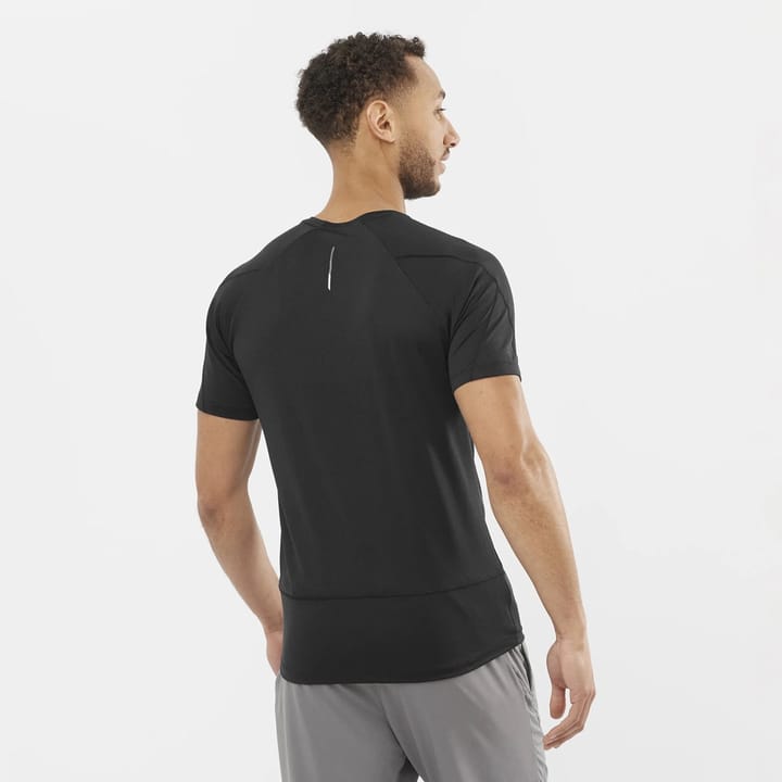 Salomon Cross Run SS Tee M Deep Black/ Salomon Salomon Cross Run SS Tee M Deep Black/ Salomon
