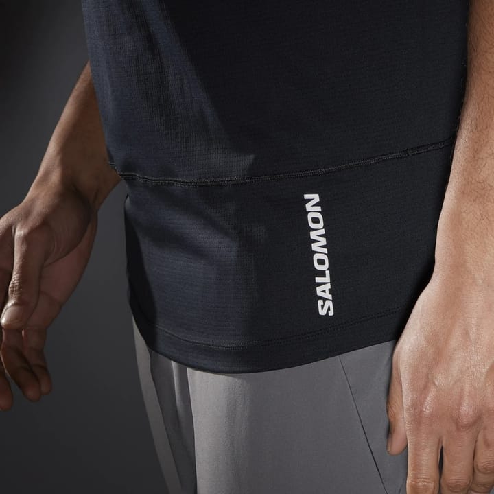 Salomon Cross Run SS Tee M Deep Black/ Salomon Salomon Cross Run SS Tee M Deep Black/ Salomon
