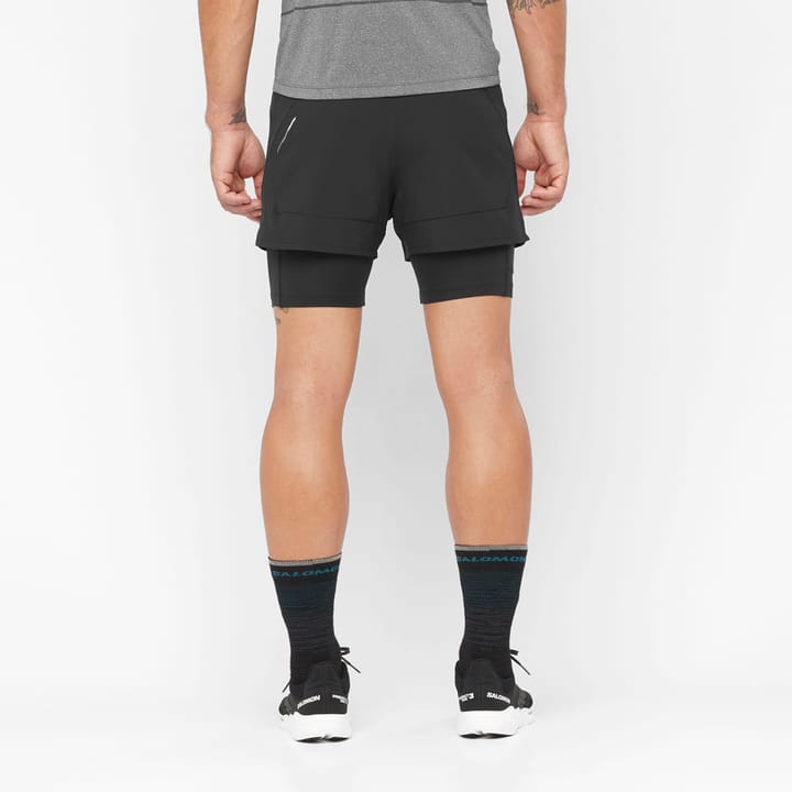 Salomon Men's Cross 2in1 Shorts DEEP BLACK/ Salomon