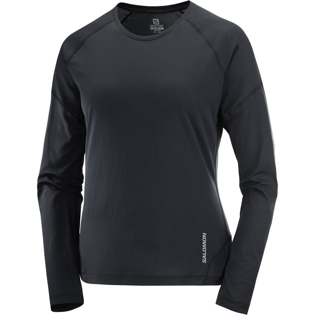 Salomon Cross Run LS Tee W Deep Black/