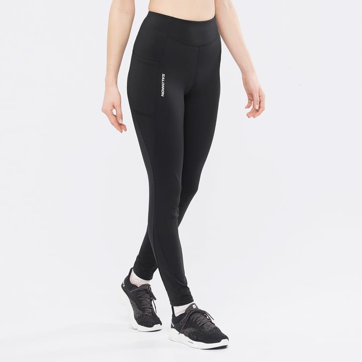 Salomon Women's Cross Warm 28" Tight Deep Black Salomon Salomon Women's Cross Warm 28" Tight Deep Black Salomon