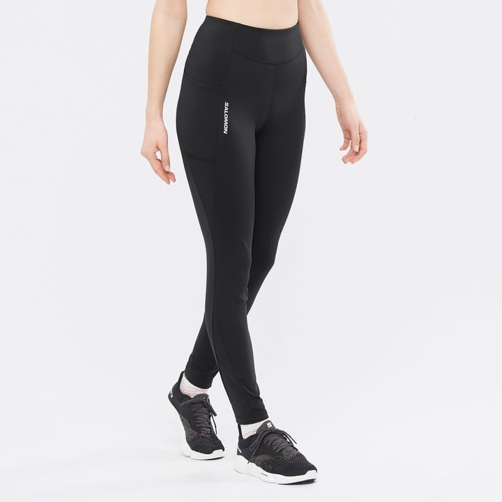 Women's Cross Warm 28" Tight DEEP BLACK/ Salomon