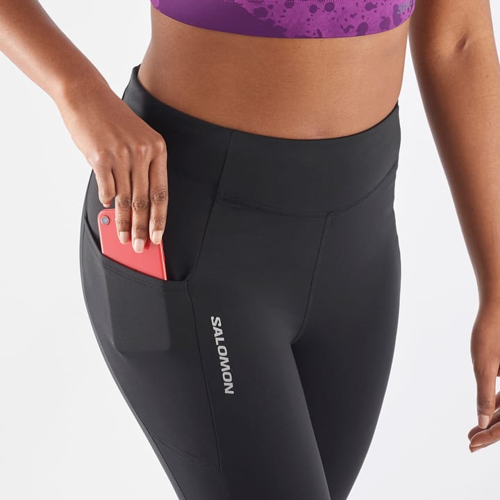 Salomon Women's Cross Warm 28" Tight Deep Black Salomon Salomon Women's Cross Warm 28" Tight Deep Black Salomon