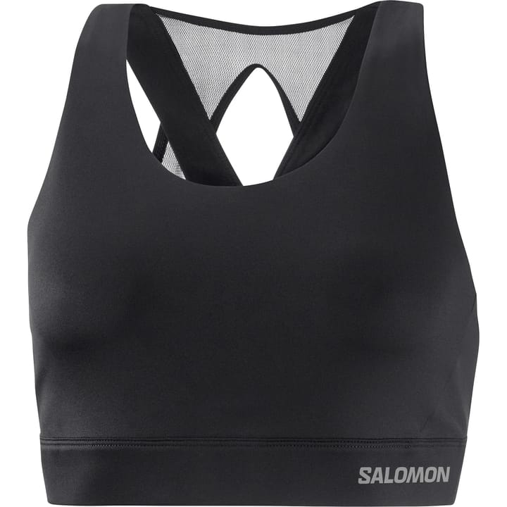 Salomon Women's Cross Run Bra Deep Black Salomon