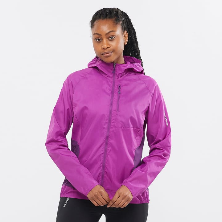 Salomon Women's Bonatti Cross Full Zip Hoodie SPARKLING GRAPE/ Salomon