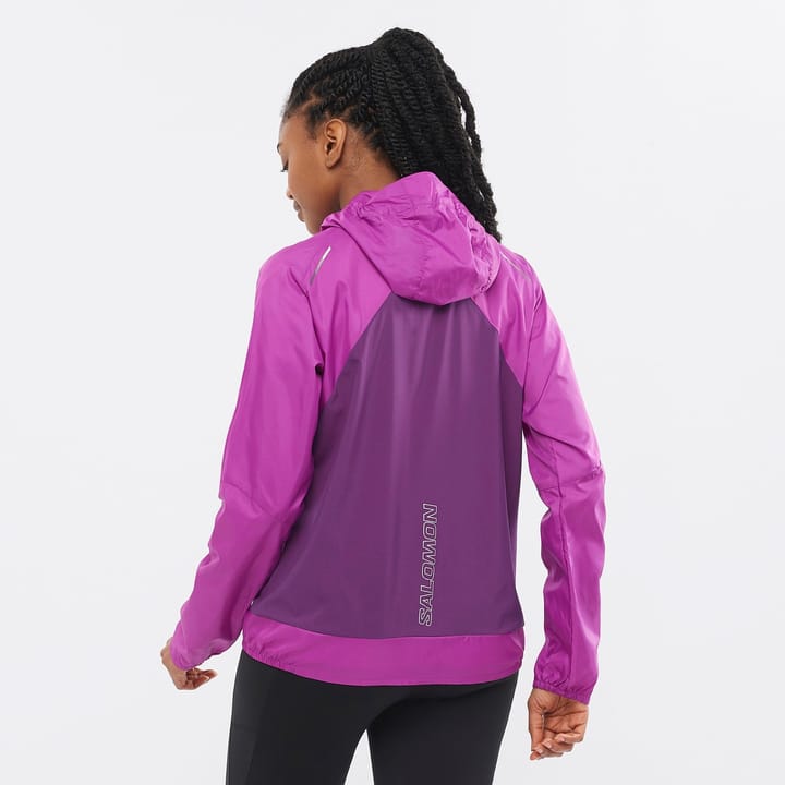 Salomon Women's Bonatti Cross Full Zip Hoodie SPARKLING GRAPE/ Salomon