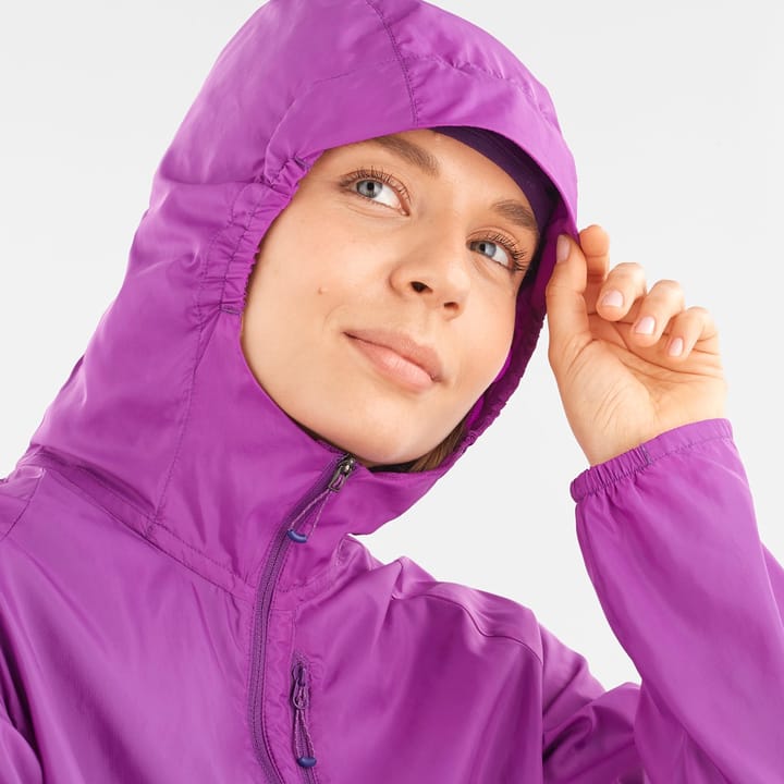 Salomon Women's Bonatti Cross Full Zip Hoodie Sparkling Grape Salomon Salomon Women's Bonatti Cross Full Zip Hoodie Sparkling Grape Salomon