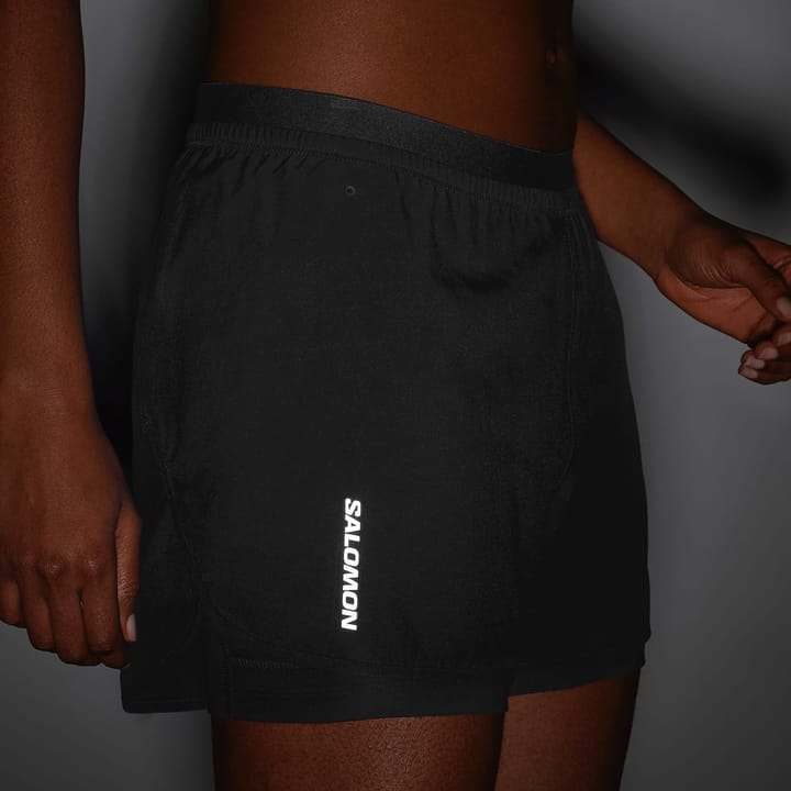 Salomon Women's Cross 2in1 Shorts Deep Black Salomon