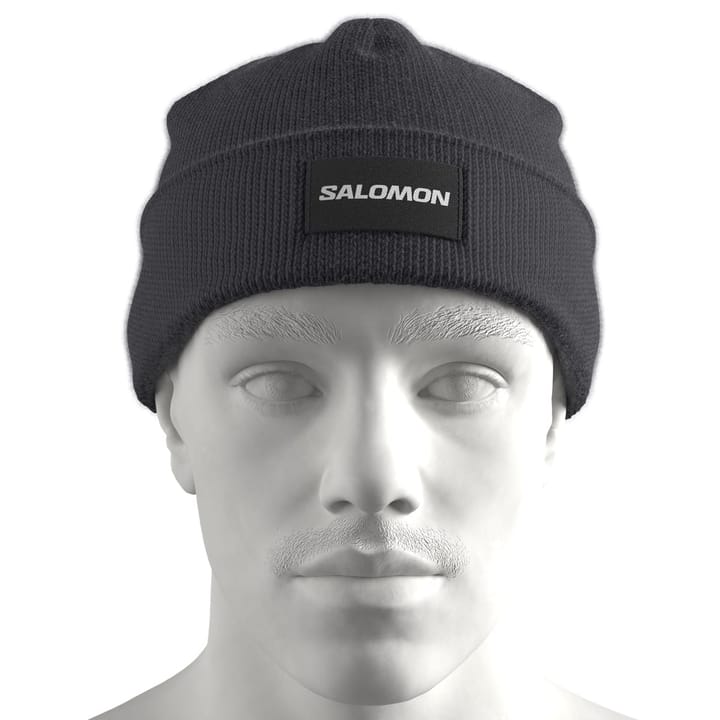 Salomon Outlife Logo Beanie Deep Black Salomon Salomon Outlife Logo Beanie Deep Black Salomon