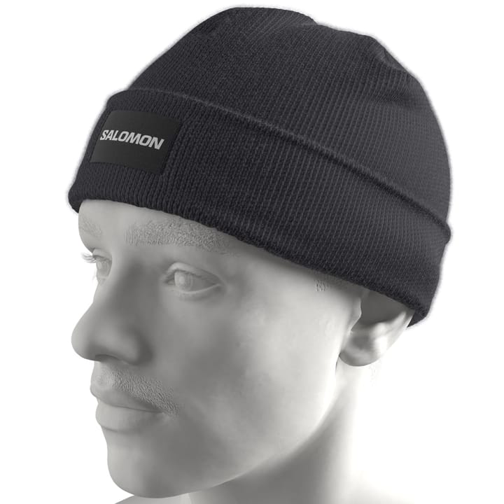 Salomon Outlife Logo Beanie Deep Black Salomon Salomon Outlife Logo Beanie Deep Black Salomon