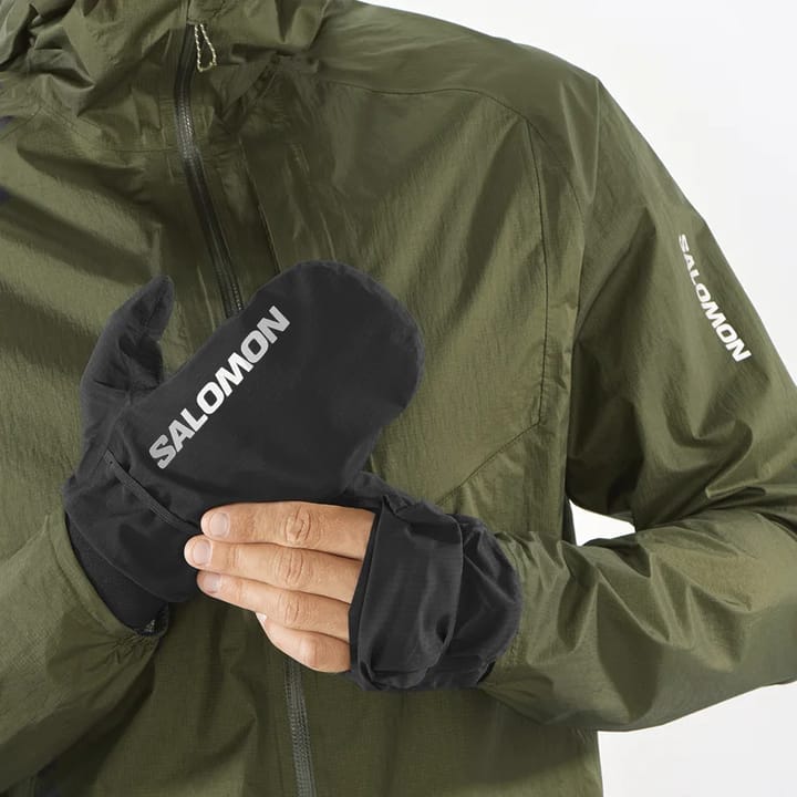 Salomon Unisex Bonatti Waterproof Mitten Deep Black/Reflective Charcoal Salomon Salomon Unisex Bonatti Waterproof Mitten Deep Black/Reflective Charcoal Salomon
