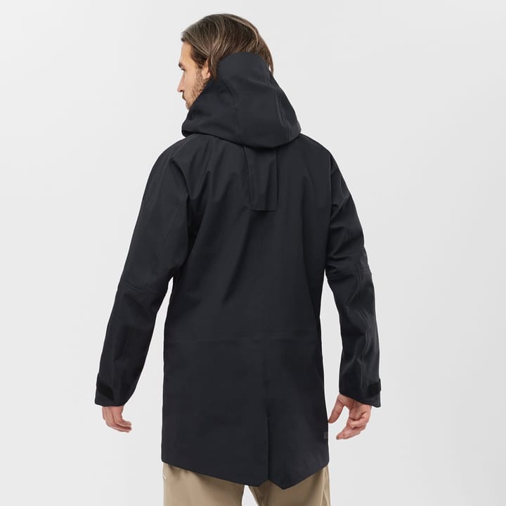 Salomon Men's Stance 3L Long Jacket Deep Black Salomon