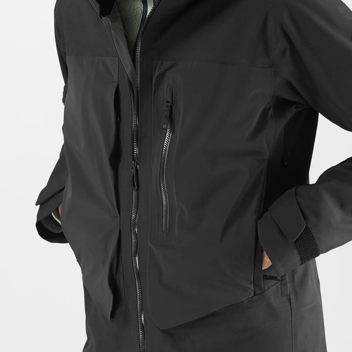 Salomon Men's Stance 3L Long Jacket Deep Black Salomon