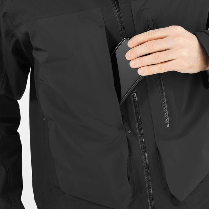 Salomon Men's Stance 3L Long Jacket Deep Black Salomon