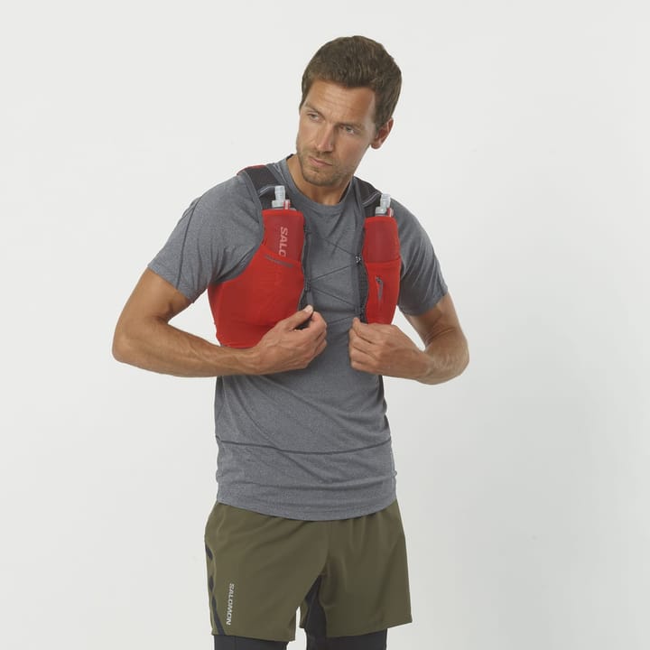 Salomon Active Skin 4 With Flasks Fiery Red/Ebony Salomon
