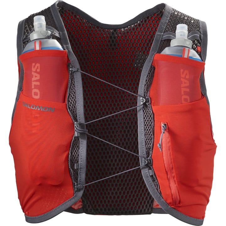 Salomon Active Skin 4 With Flasks Fiery Red/Ebony Salomon