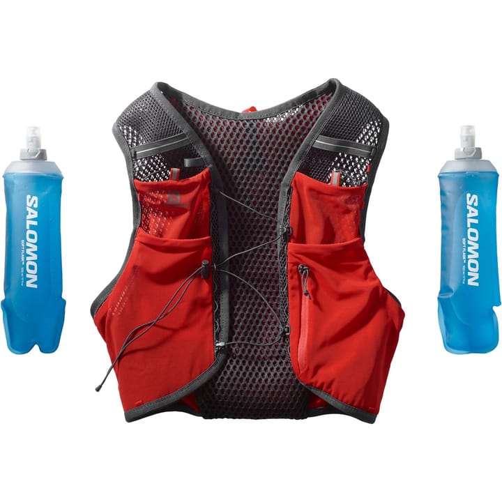 Salomon Active Skin 4 With Flasks Fiery Red/Ebony Salomon