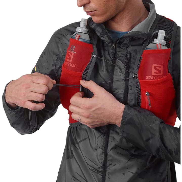 Salomon Active Skin 4 With Flasks Fiery Red/Ebony Salomon