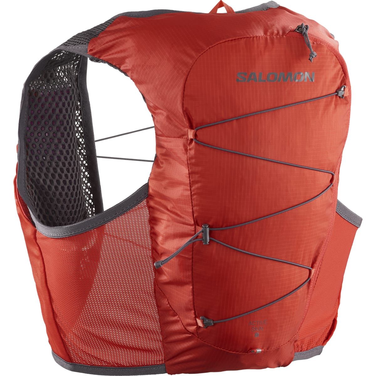 Salomon Active Skin 8 With Flasks Fiery Redebony